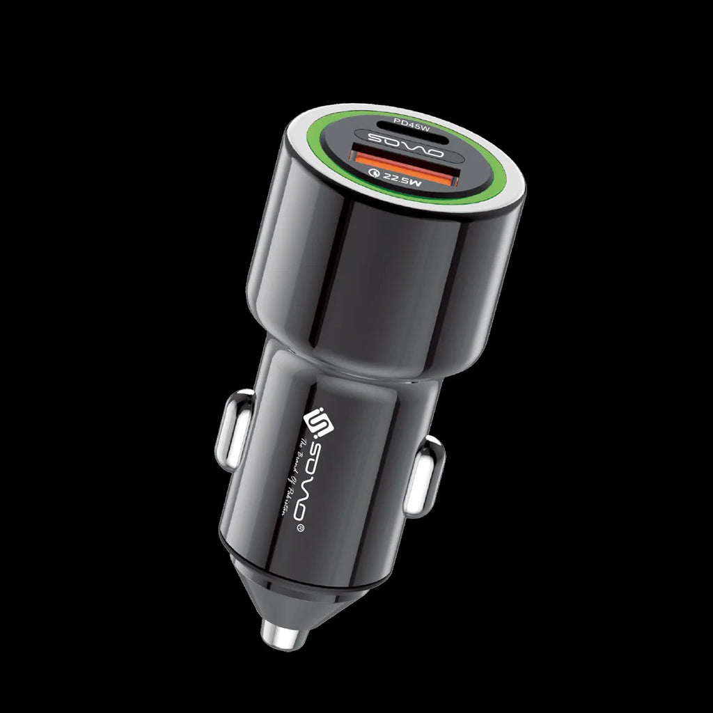 SOVO PD & QC Super Fast Car Charger