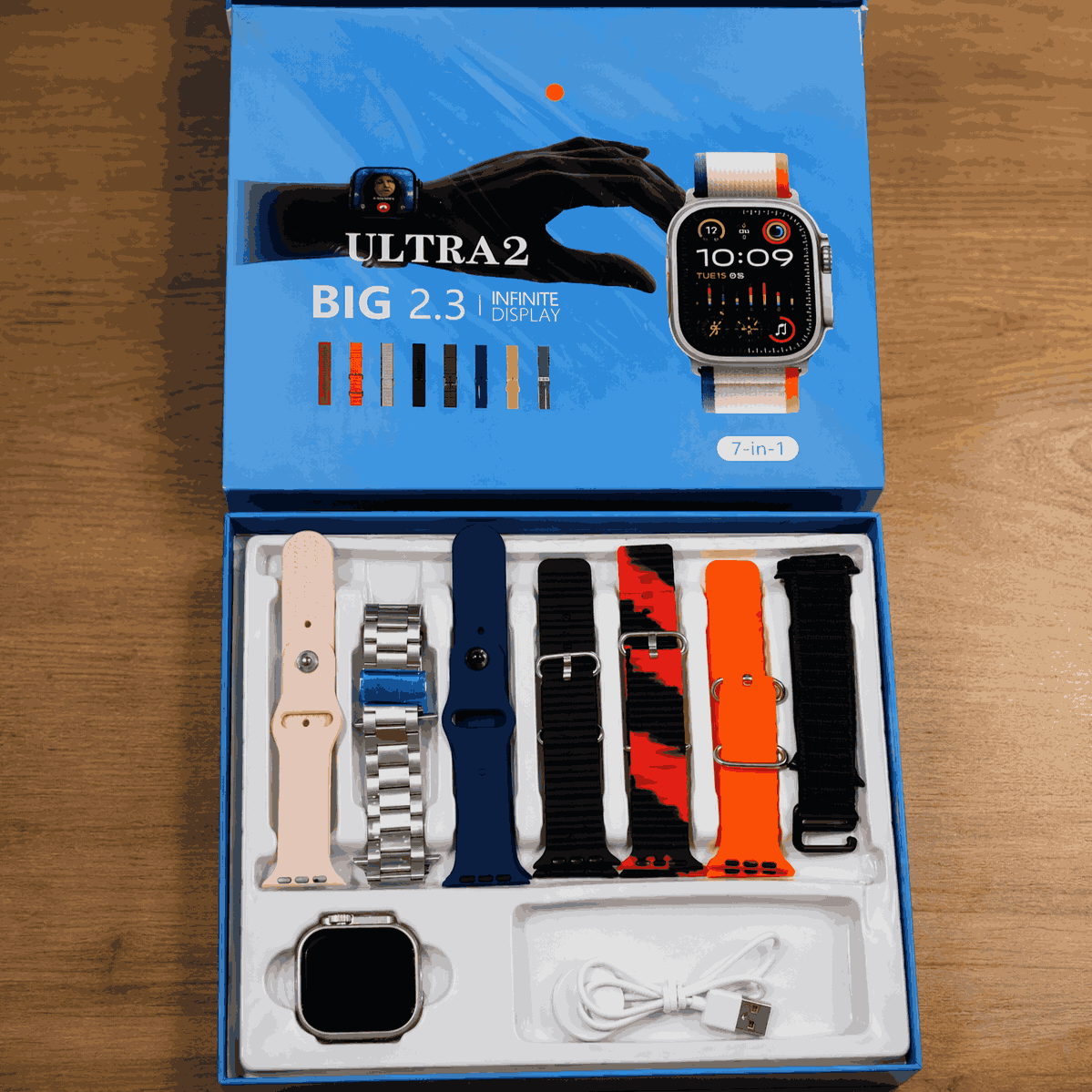 iMounra Ultra 2 Smart Watch | 7-in-1 Bundle