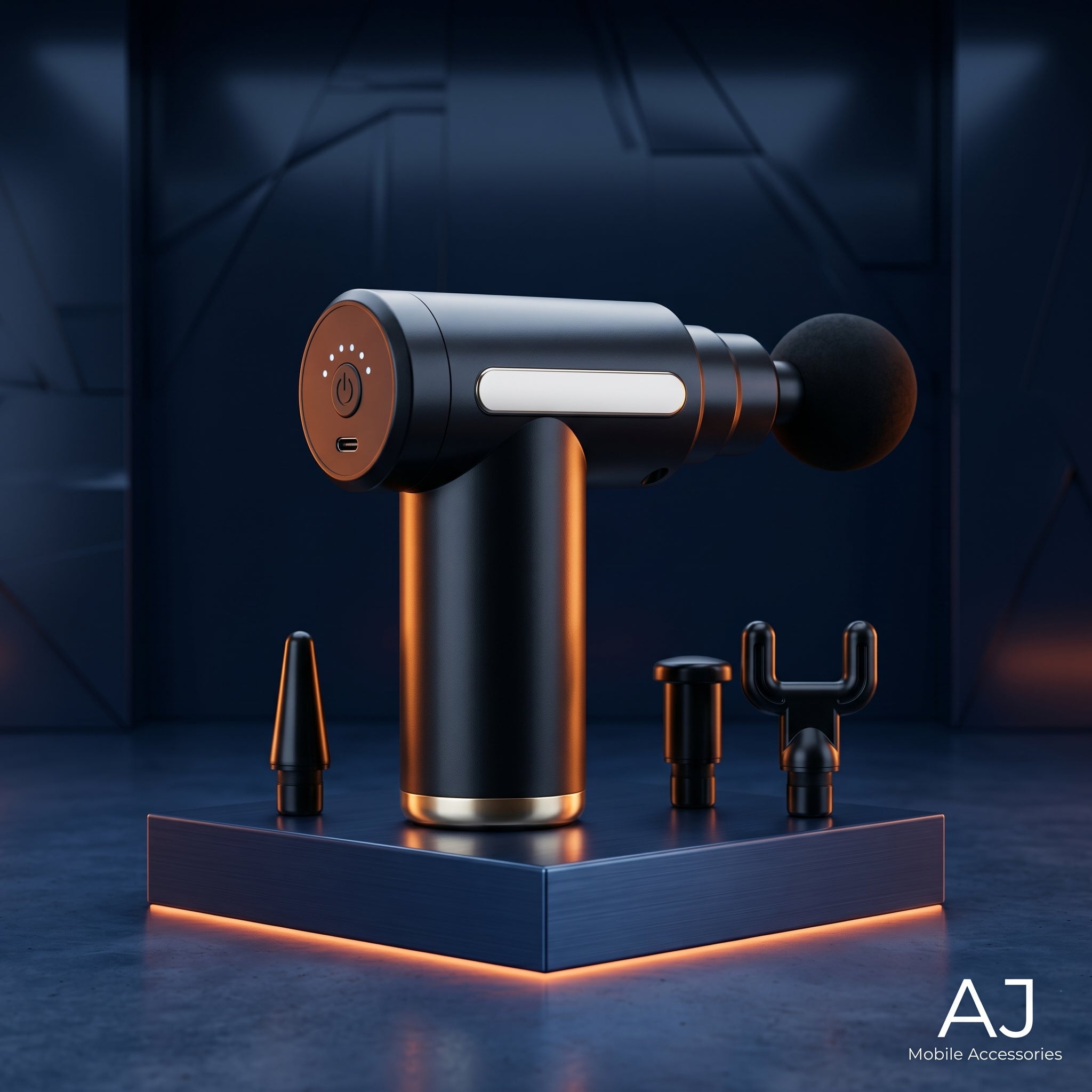 Powerful Tissue Gun – Multiple Attachments & Adjustable Speed